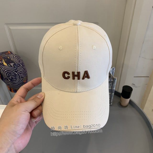 Chanel男女同款帽子 香奈兒新款字母刺繡精品棒球帽鴨舌帽  mm1641